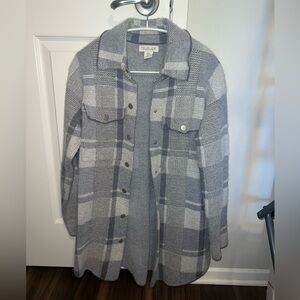 Blue Plaid Jacket